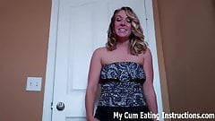 Cum eating jerk off games with Dre CEI