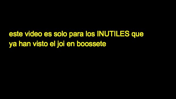 BOOSETTE (segundo final) JOI en ESPAÑOL