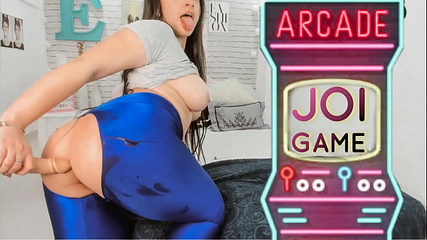 Sexy latina babe gamer girl controling your cock as her video game joistick JOI jerk off instructions ass worship, this girl really has a perfect ass!!!!