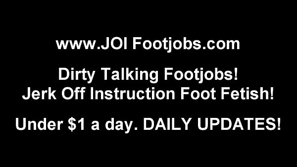 I want you to cum all over my feet