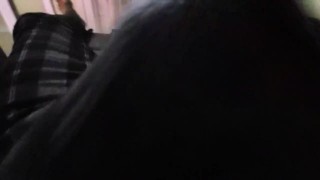 Jerking off Daddy’s Big Cock in his Pajamas Until His Moaning Cum Fantasy