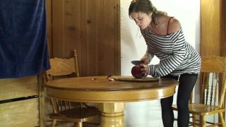 MILF gets a facial after DIY vid in the kitchen – Erin Electra