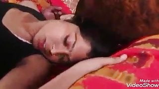 Bhanu trying not to kiss in short film