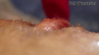 250ml of fake cum in FullOfFantasies tight little pussy! (creampie)