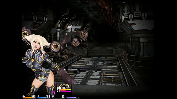 Malise and the Machine [Porn game] Ep.1 Malise get her pussy wet while fighting monsters and robots