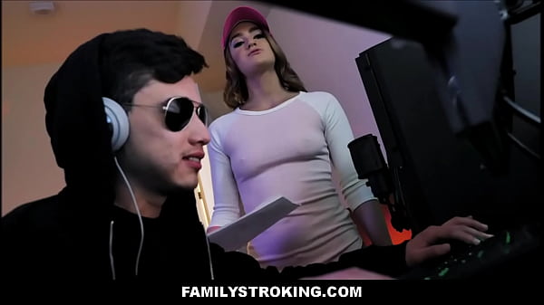 Teen Stepsister Kenzie Madison Family Sex With Stepbrother Juan “El Caballo” Loco While He Plays Video Games