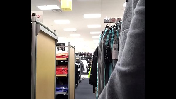 Risky Walmart masturbation